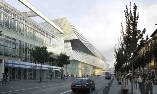 Artist's Rendition of the New Basel Exhibition Center to Be Completed in Time for Baselworld 2013